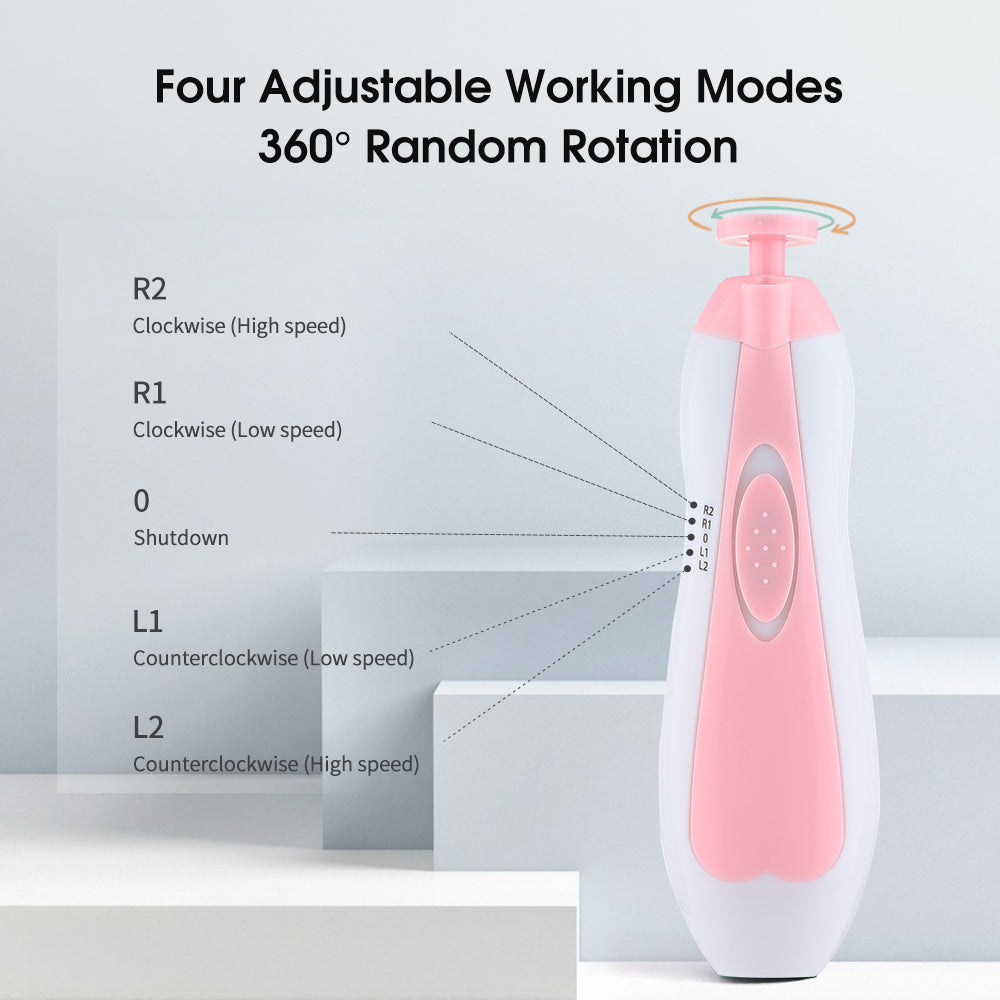 👶 Baby Electric Nail Trimmer Set ✨ | Safe & Gentle Nail Care for Infants & Toddlers 💅