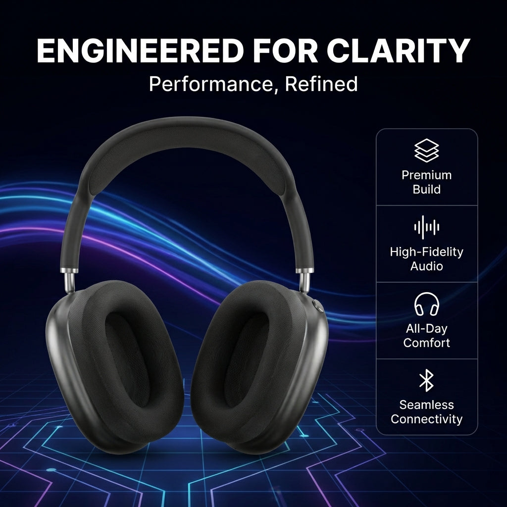 EchoWave P9 Wireless Headphones