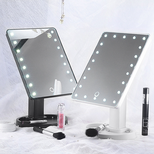 Large LED Makeup Mirror 💡 | 360° Rotating Light🔥